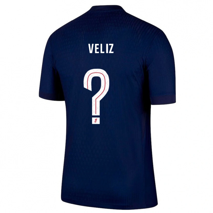 Danxen Women Nehemiah Fernandez Veliz #0 Navy Red Home Jersey 2025/26 T-Shirt