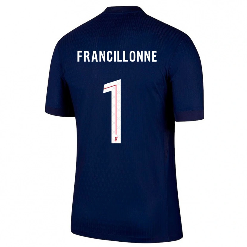 Danxen Women Bryan Francillonne #1 Navy Red Home Jersey 2025/26 T-Shirt