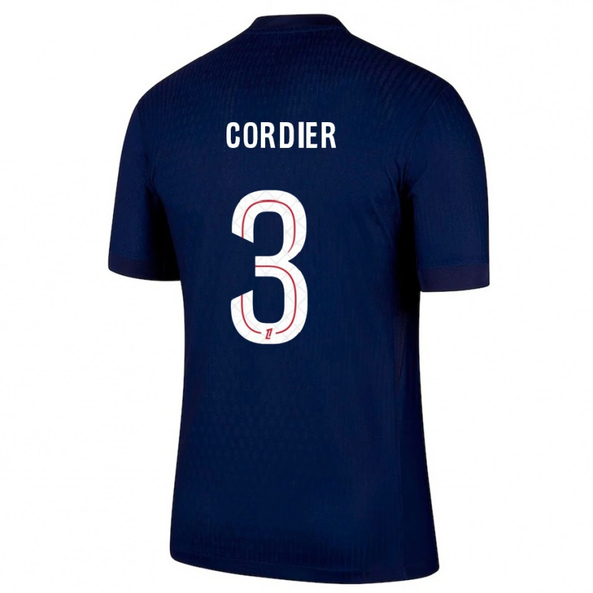 Danxen Women Thomas Cordier #3 Navy Red Home Jersey 2025/26 T-Shirt