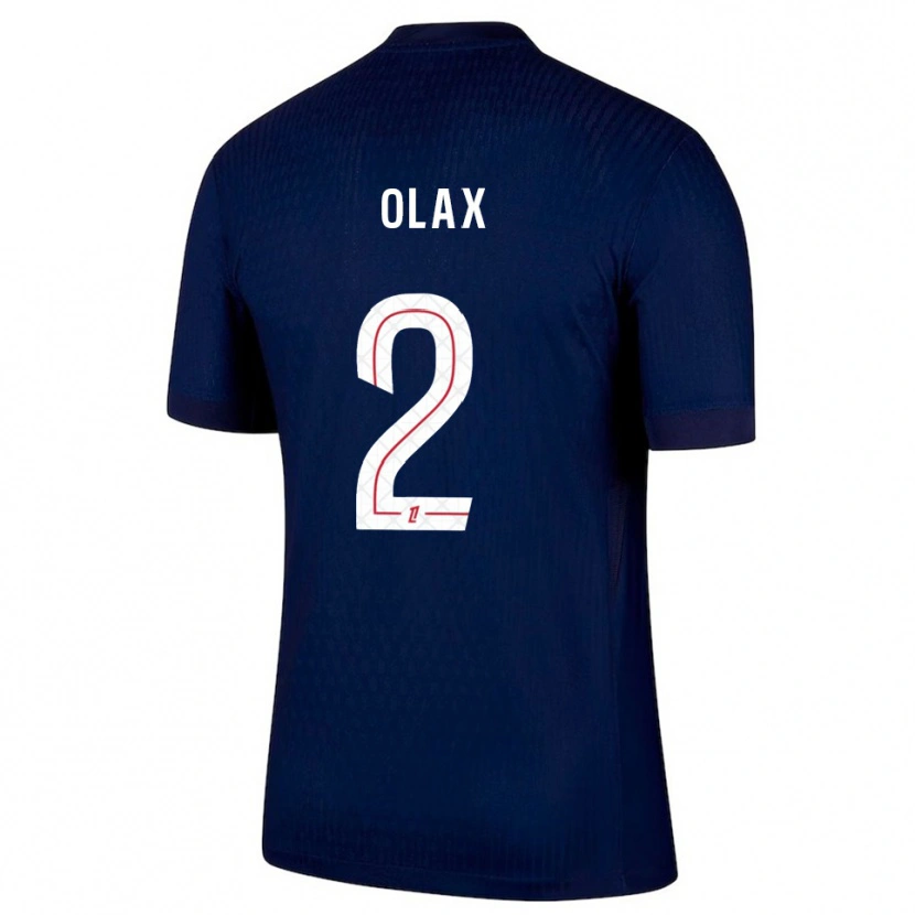 Danxen Women Djamy Olax #2 Navy Red Home Jersey 2025/26 T-Shirt