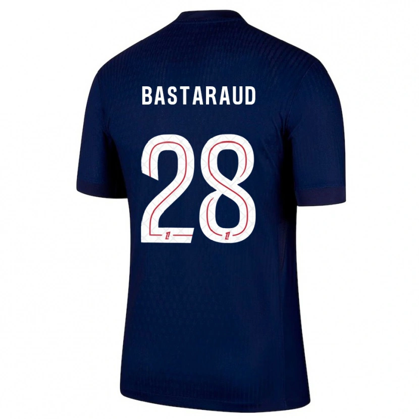 Danxen Women Yanis Bastaraud #28 Navy Red Home Jersey 2025/26 T-Shirt