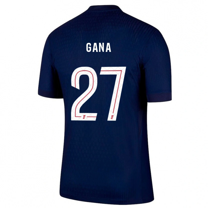 Danxen Women Idrissa Gana Gueye #27 Navy Red Home Jersey 2025/26 T-Shirt