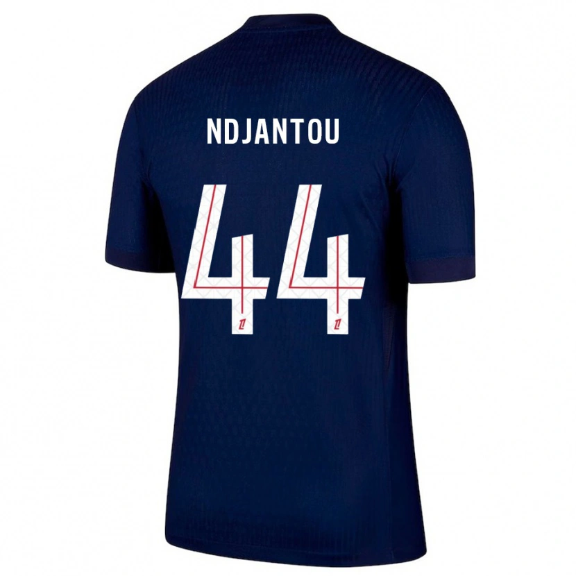 Danxen Women Quentin Ndjantou #44 Navy Red Home Jersey 2025/26 T-Shirt