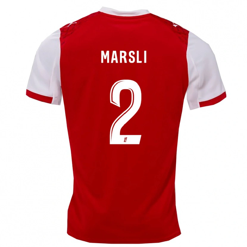 Danxen Women Adam Marsli #2 Red White Home Jersey 2025/26 T-Shirt