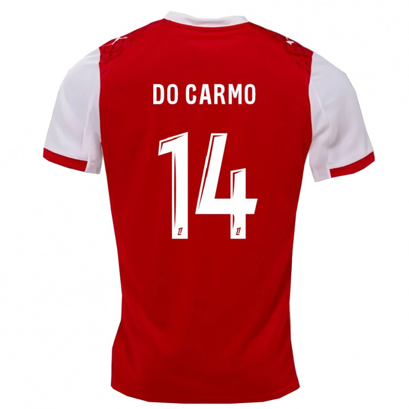 Danxen Women Sophian Do Carmo #14 Red White Home Jersey 2025/26 T-Shirt