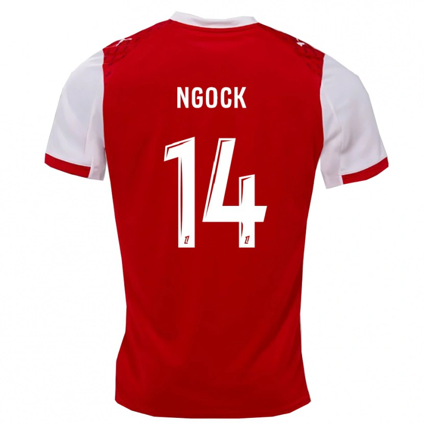 Danxen Women Monique Ngock #14 Red White Home Jersey 2025/26 T-Shirt