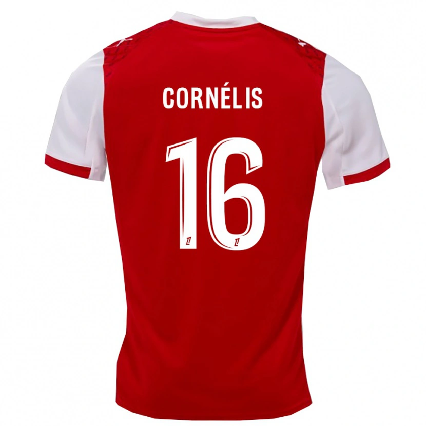 Danxen Women Aristide Cornélis #16 Red White Home Jersey 2025/26 T-Shirt