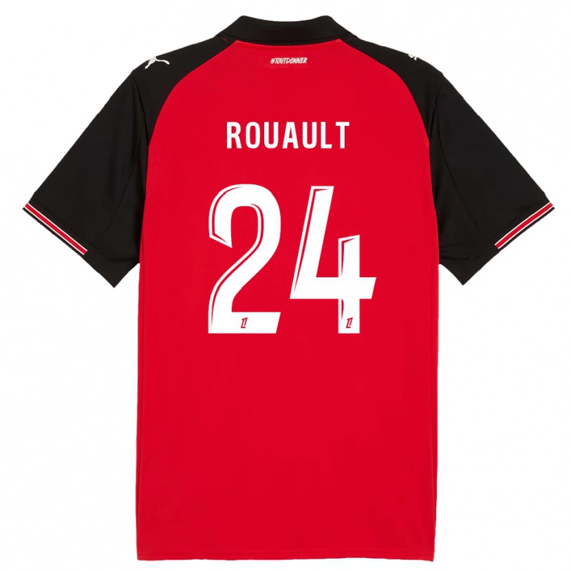 Danxen Women Anthony Rouault #24 Red Black Home Jersey 2025/26 T-Shirt