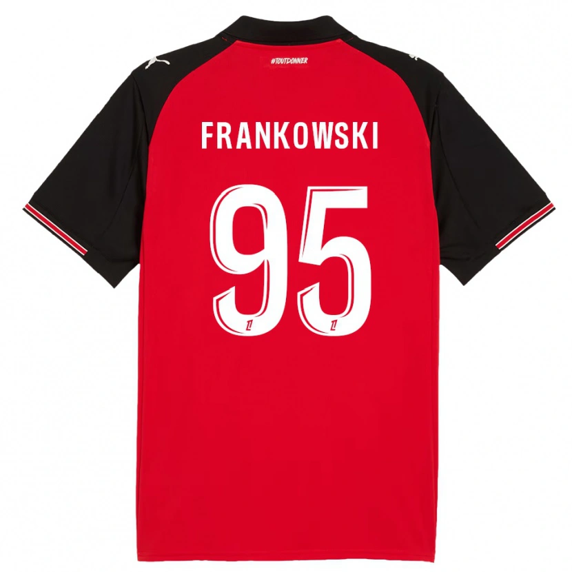 Danxen Women Przemyslaw Frankowski #95 Red Black Home Jersey 2025/26 T-Shirt