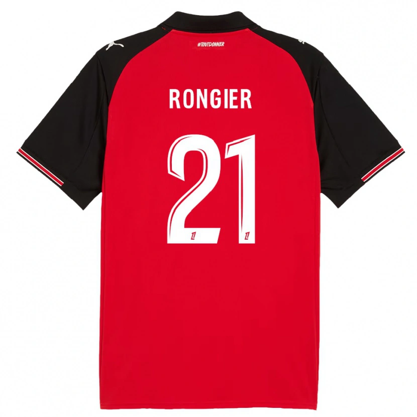 Danxen Women Valentin Rongier #21 Red Black Home Jersey 2025/26 T-Shirt