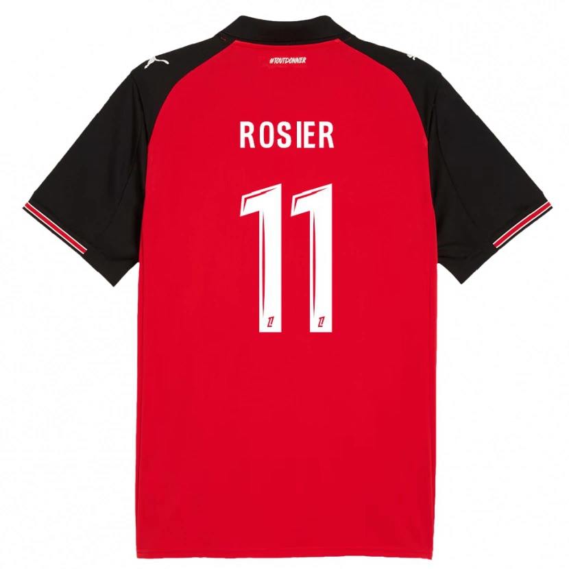 Danxen Women Lucas Rosier #11 Red Black Home Jersey 2025/26 T-Shirt