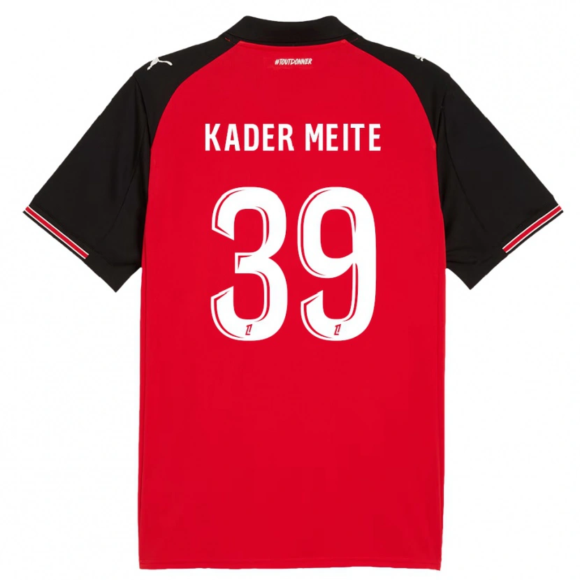 Danxen Women Mohamed Kader Meïté #39 Red Black Home Jersey 2025/26 T-Shirt