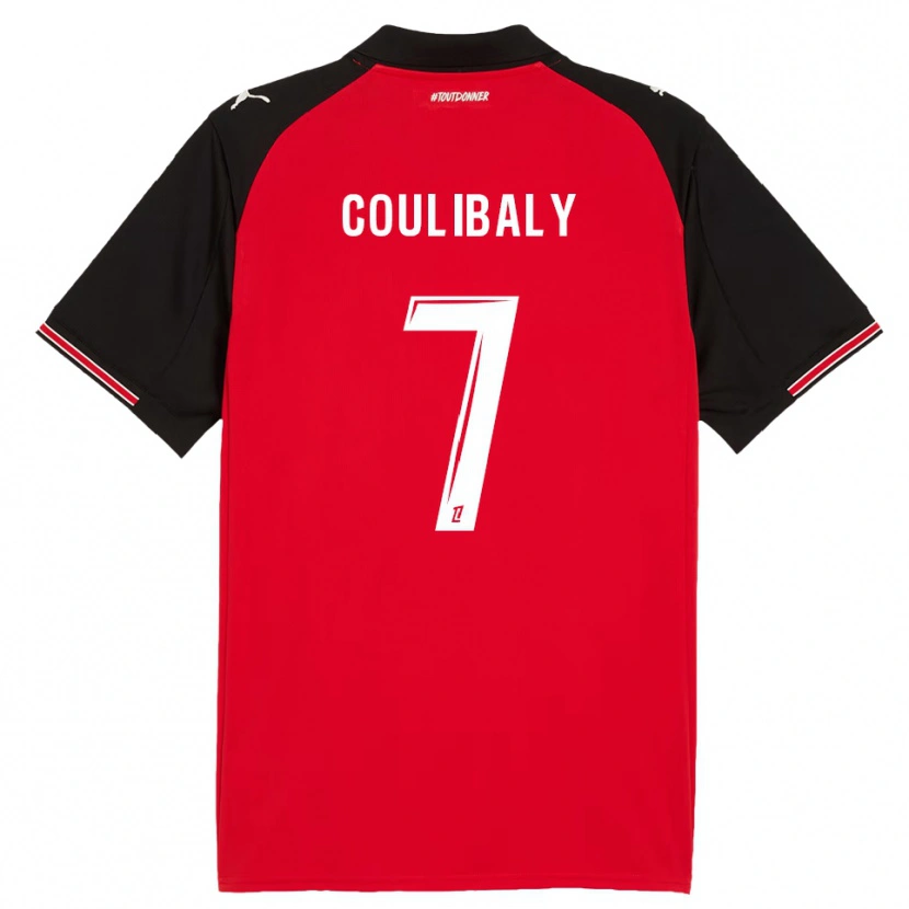 Danxen Women Boukary Coulibaly #7 Red Black Home Jersey 2025/26 T-Shirt