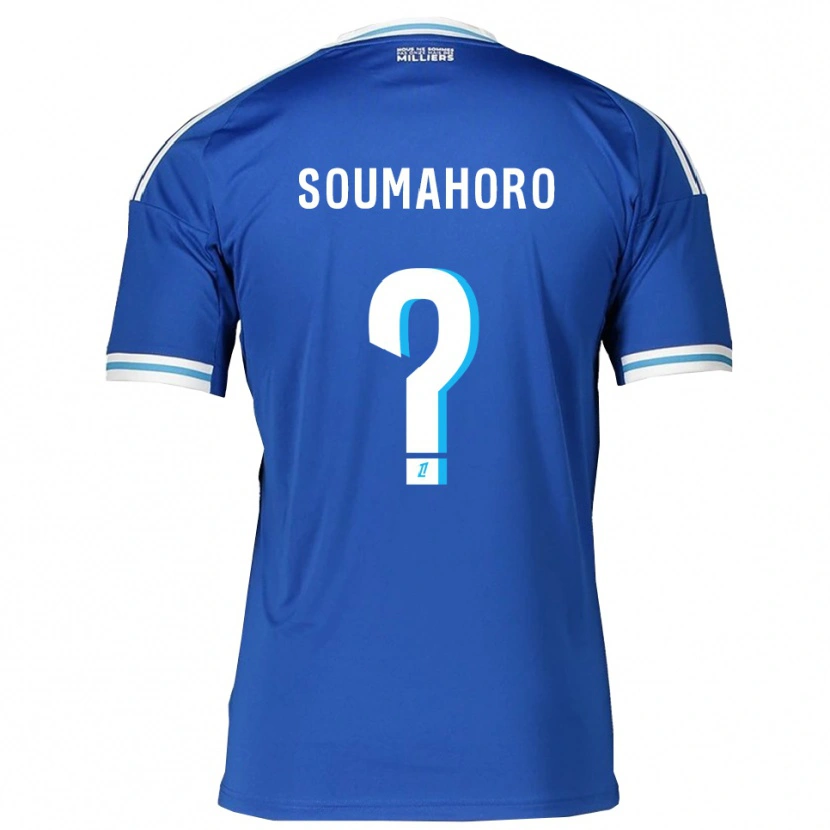 Danxen Women Mohamed Soumahoro #0 Blue White Home Jersey 2025/26 T-Shirt