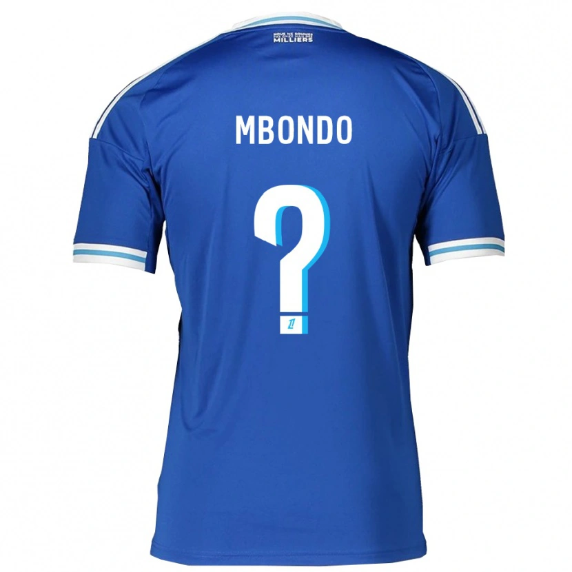 Danxen Women Fredy André Mbondo #0 Blue White Home Jersey 2025/26 T-Shirt