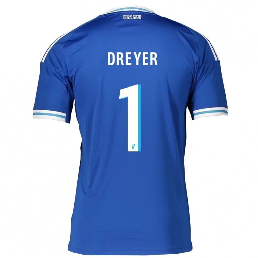 Danxen Women Matthieu Dreyer #1 Blue White Home Jersey 2025/26 T-Shirt