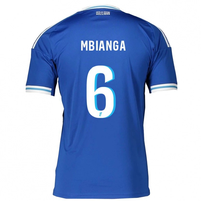 Danxen Women Yvan Mbianga #6 Blue White Home Jersey 2025/26 T-Shirt
