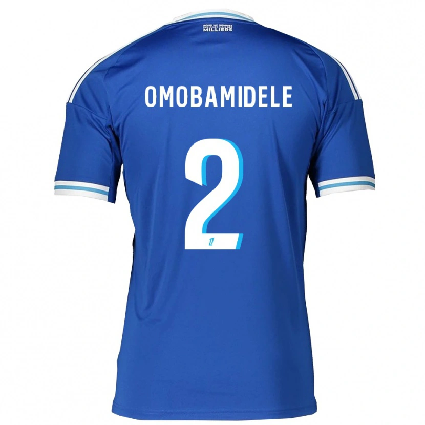 Danxen Women Andrew Omobamidele #2 Blue White Home Jersey 2025/26 T-Shirt