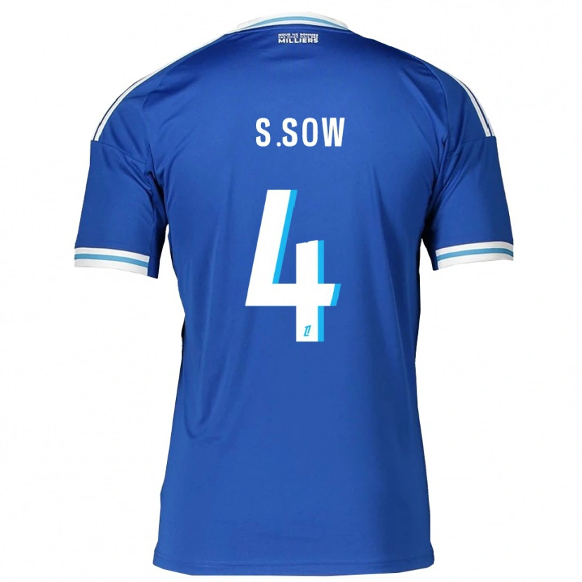 Danxen Women Saïdou Sow #4 Blue White Home Jersey 2025/26 T-Shirt