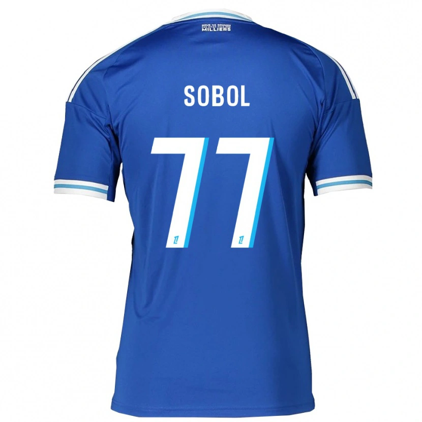 Danxen Women Eduard Sobol #77 Blue White Home Jersey 2025/26 T-Shirt