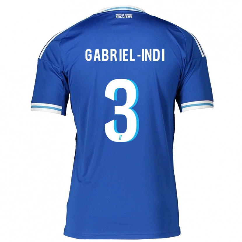 Danxen Women Amizade Gabriel-Indi #3 Blue White Home Jersey 2025/26 T-Shirt