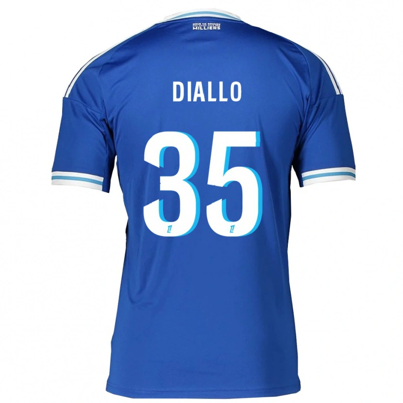 Danxen Women Tidiane Diallo #35 Blue White Home Jersey 2025/26 T-Shirt