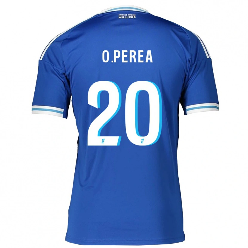 Danxen Women Óscar Perea #20 Blue White Home Jersey 2025/26 T-Shirt