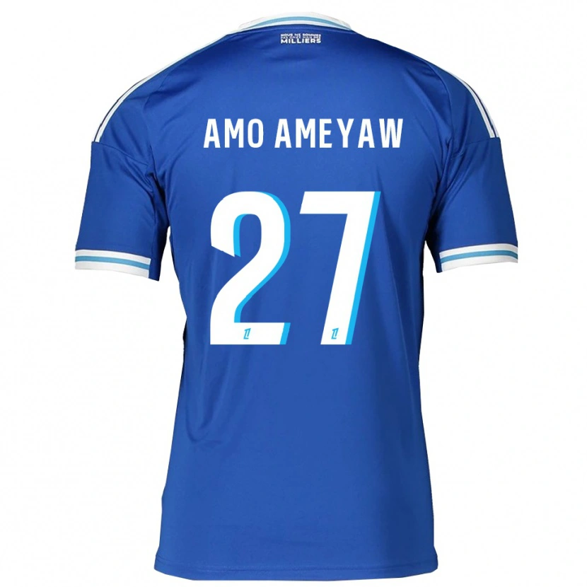Danxen Women Samuel Amo-Ameyaw #27 Blue White Home Jersey 2025/26 T-Shirt