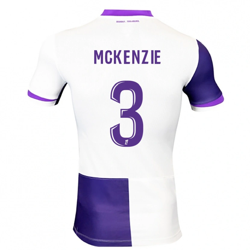 Danxen Women Mark Mckenzie #3 Purple White Home Jersey 2025/26 T-Shirt