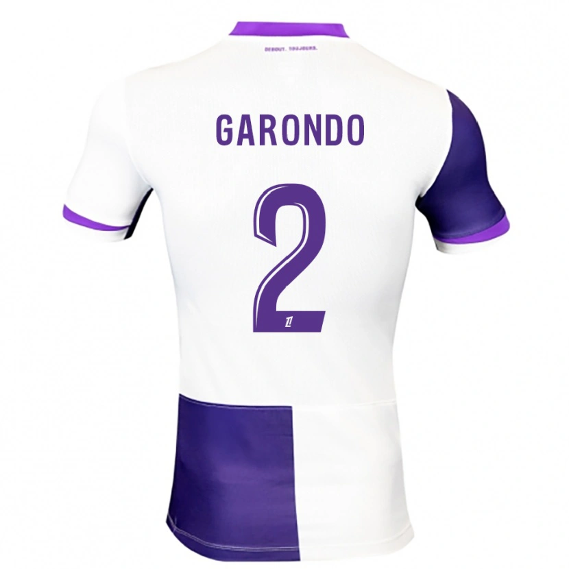 Danxen Women Thibaud Garondo #2 Purple White Home Jersey 2025/26 T-Shirt