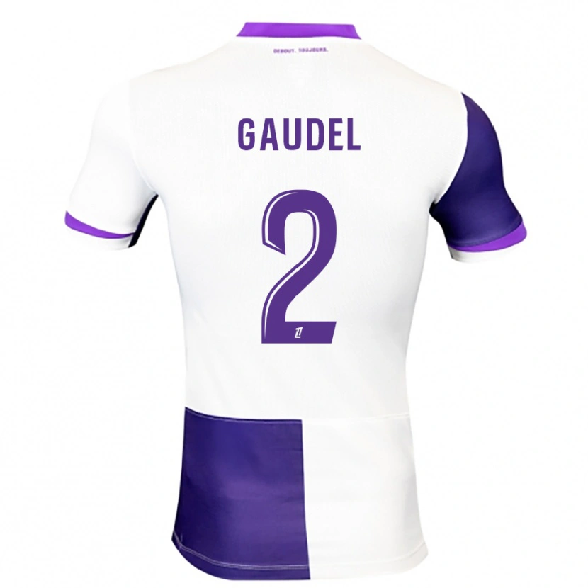 Danxen Women Raphaël Gaudel #2 Purple White Home Jersey 2025/26 T-Shirt