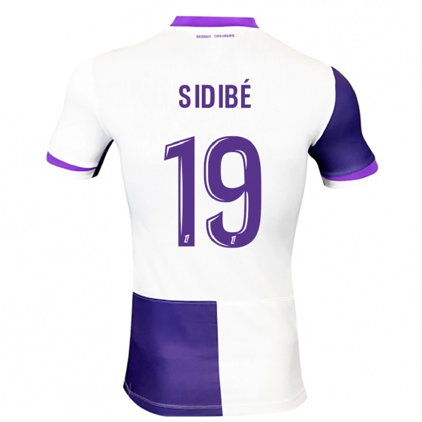 Danxen Women Djibril Sidibé #19 Purple White Home Jersey 2025/26 T-Shirt