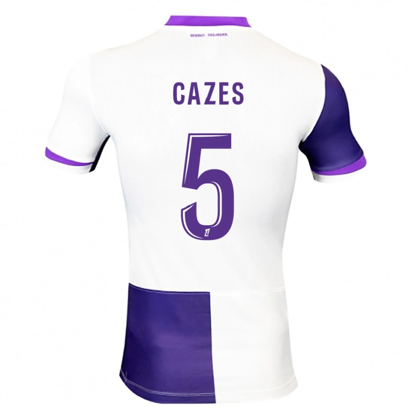Danxen Women Manon Cazes #5 Purple White Home Jersey 2025/26 T-Shirt