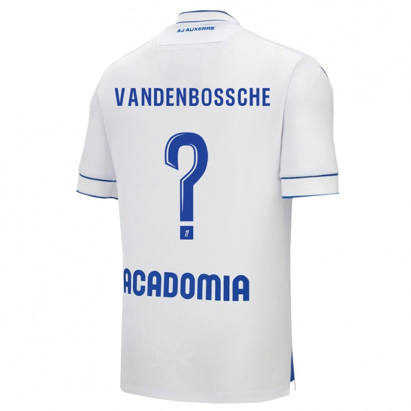 Danxen Women Louka Vandenbossche #0 White Blue Home Jersey 2025/26 T-Shirt
