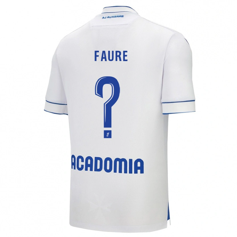 Danxen Women Emma Faure #0 White Blue Home Jersey 2025/26 T-Shirt