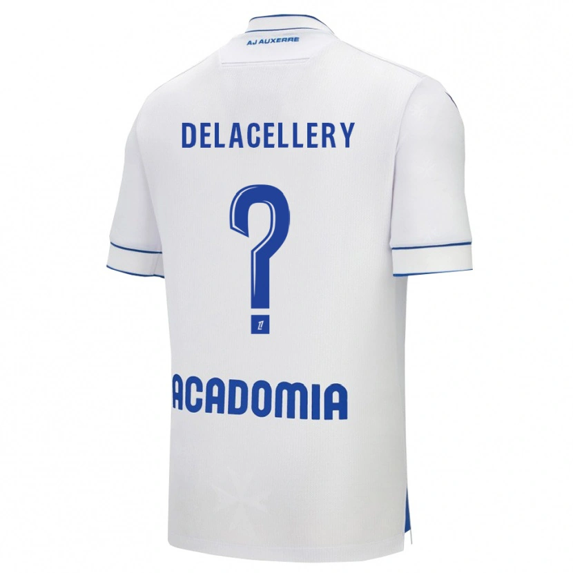 Danxen Women Coralie Delacellery #0 White Blue Home Jersey 2025/26 T-Shirt