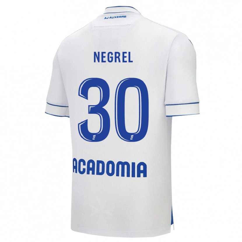 Danxen Women Tom Negrel #30 White Blue Home Jersey 2025/26 T-Shirt