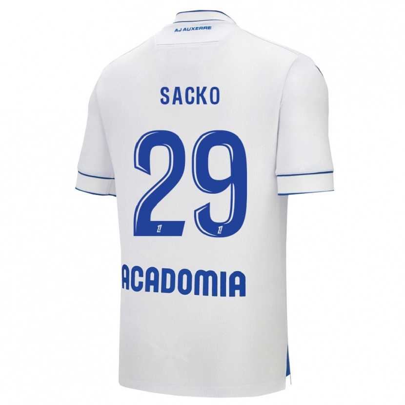 Danxen Women Nimetigna Sacko #29 White Blue Home Jersey 2025/26 T-Shirt