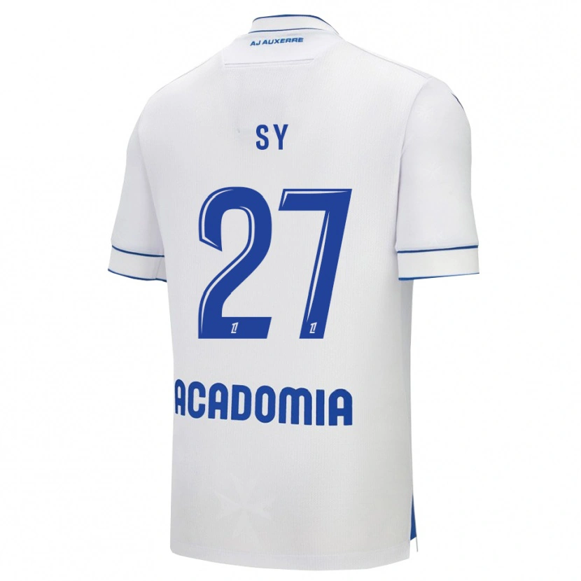 Danxen Women Lamine Sy #27 White Blue Home Jersey 2025/26 T-Shirt