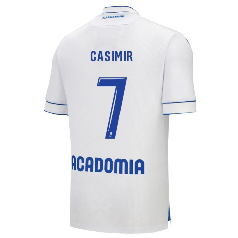 Danxen Women Josué Casimir #7 White Blue Home Jersey 2025/26 T-Shirt