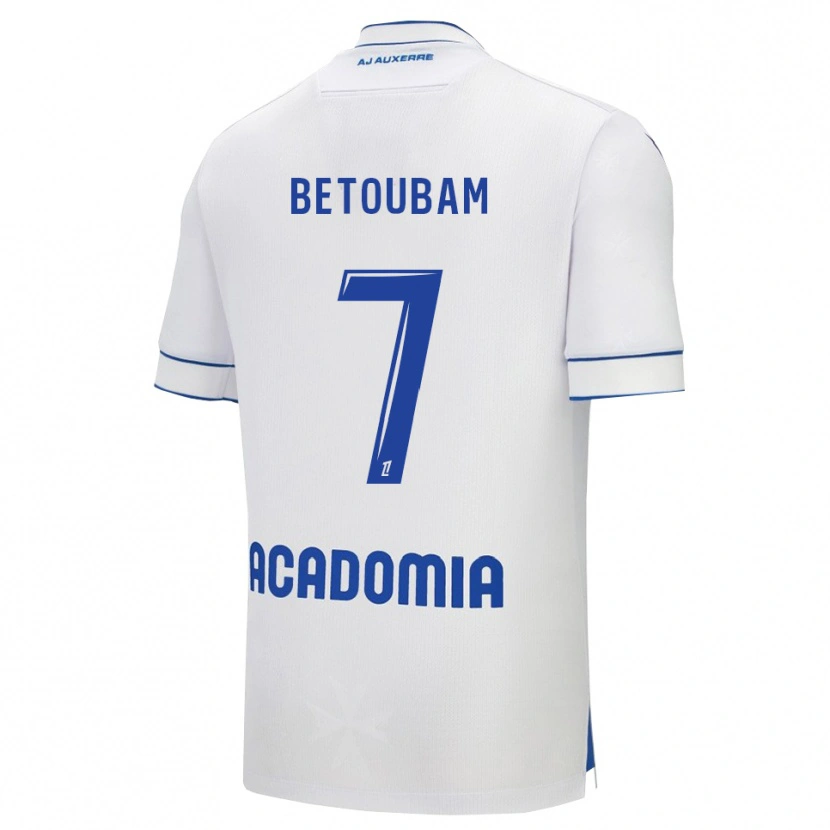 Danxen Women Clément Betoubam #7 White Blue Home Jersey 2025/26 T-Shirt