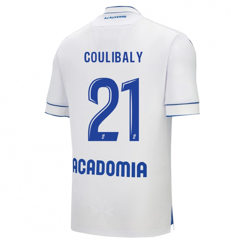 Danxen Women Lasso Coulibaly #21 White Blue Home Jersey 2025/26 T-Shirt