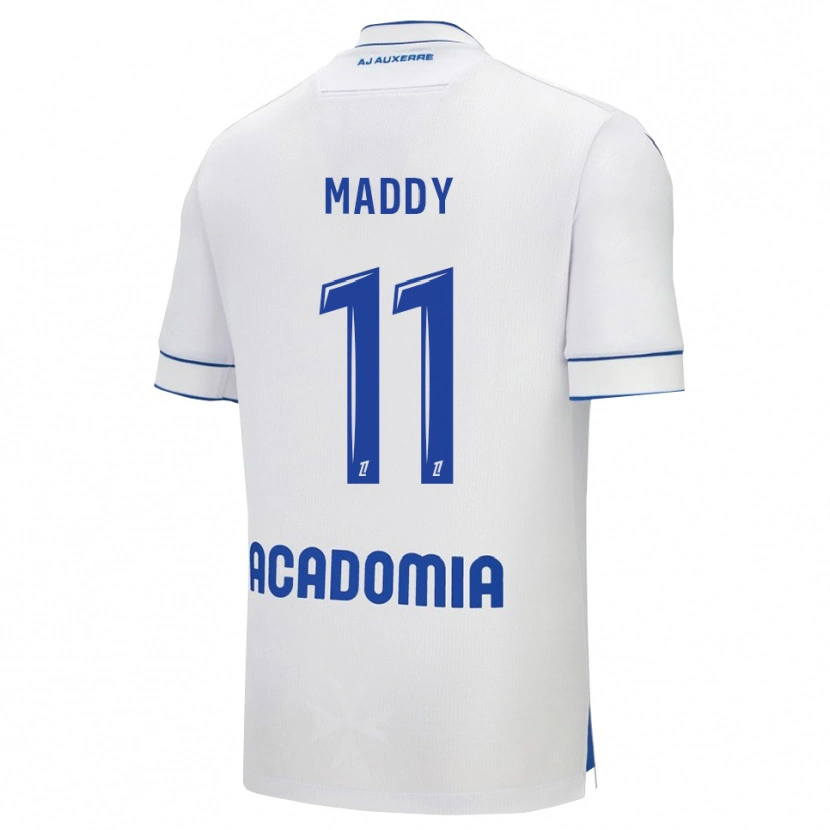 Danxen Women Eros Maddy #11 White Blue Home Jersey 2025/26 T-Shirt