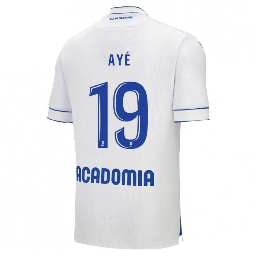 Danxen Women Florian Ayé #19 White Blue Home Jersey 2025/26 T-Shirt