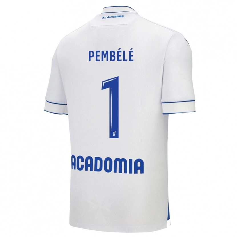 Danxen Women Willange Pembélé #1 White Blue Home Jersey 2025/26 T-Shirt