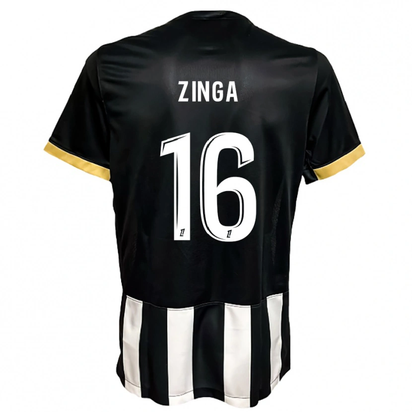 Danxen Women Melvin Zinga #16 Black  White Home Jersey 2025/26 T-Shirt