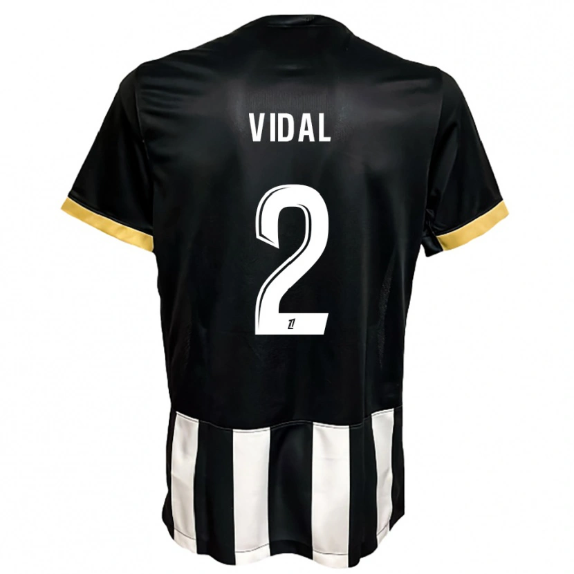 Danxen Women Abdaiyaan Vidal #2 Black  White Home Jersey 2025/26 T-Shirt