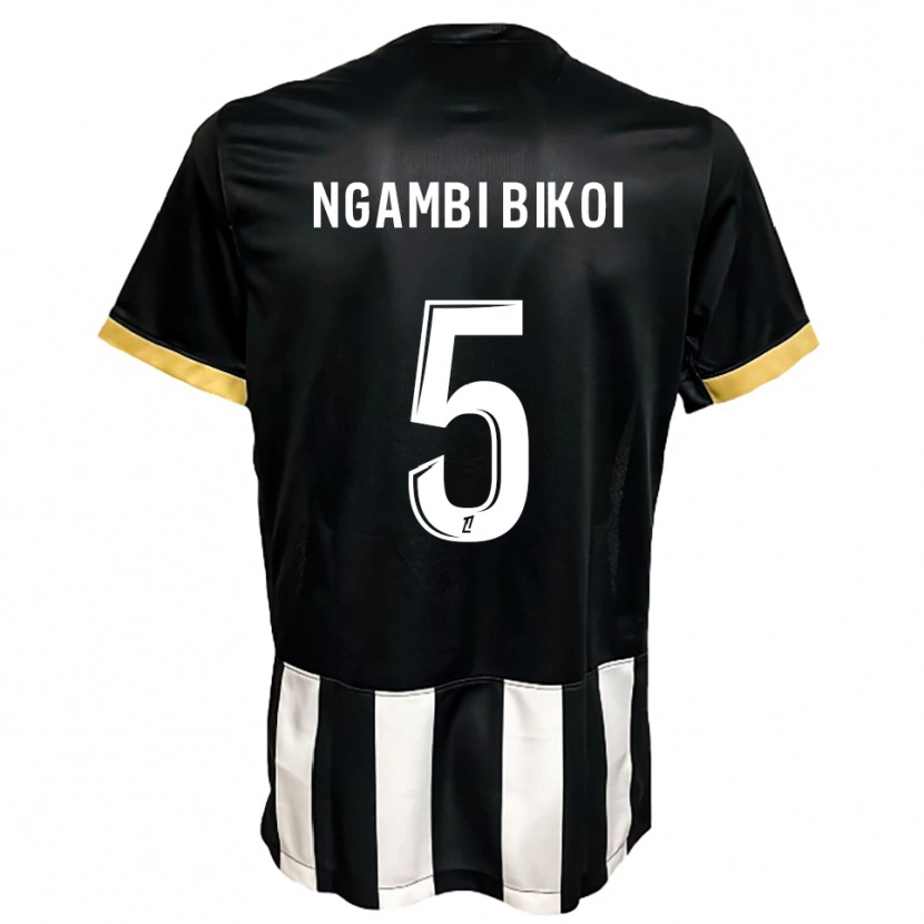 Danxen Women Christian Ngambi Bikoi #5 Black  White Home Jersey 2025/26 T-Shirt