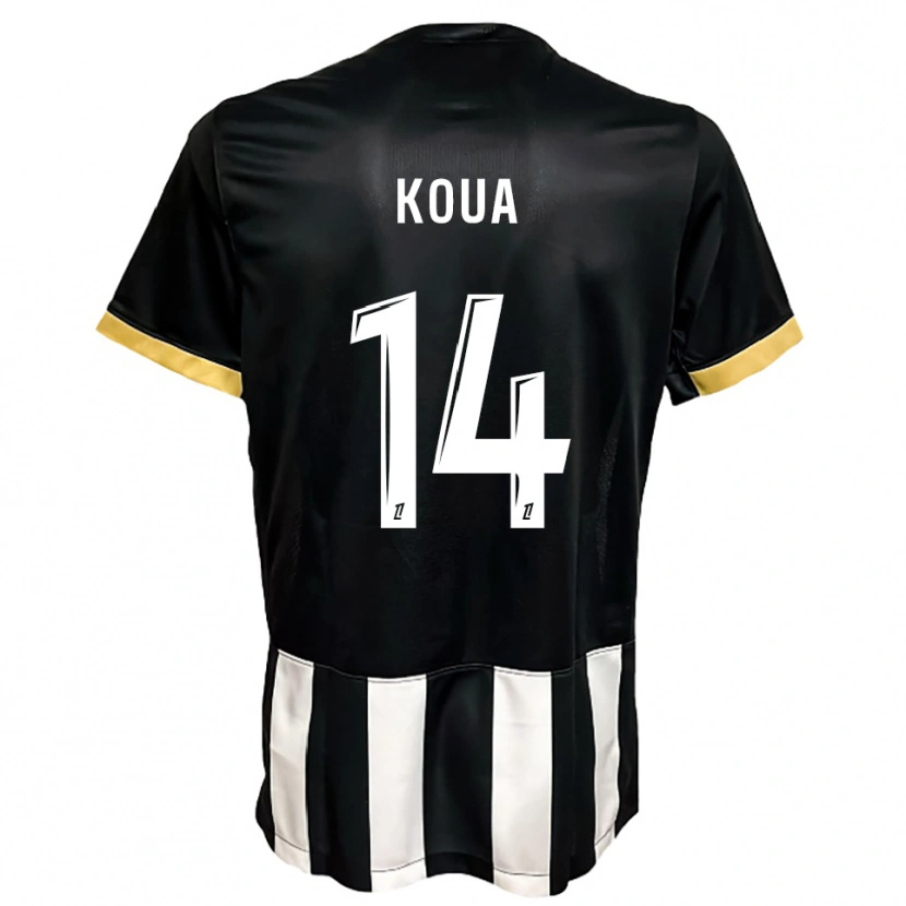 Danxen Women Moran Koua #14 Black  White Home Jersey 2025/26 T-Shirt