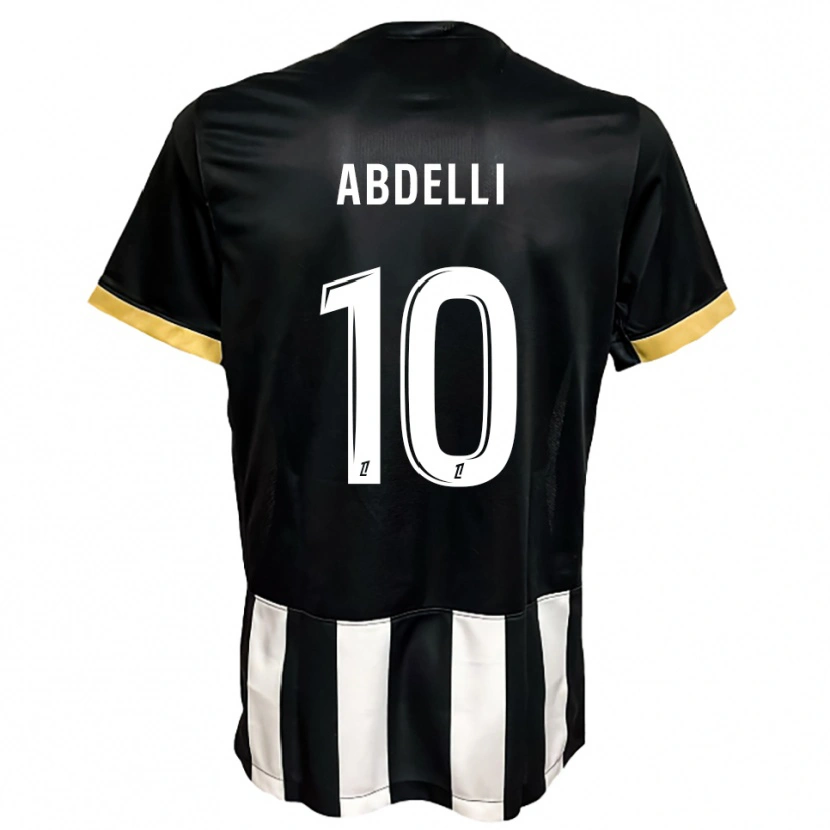 Danxen Women Himad Abdelli #10 Black  White Home Jersey 2025/26 T-Shirt